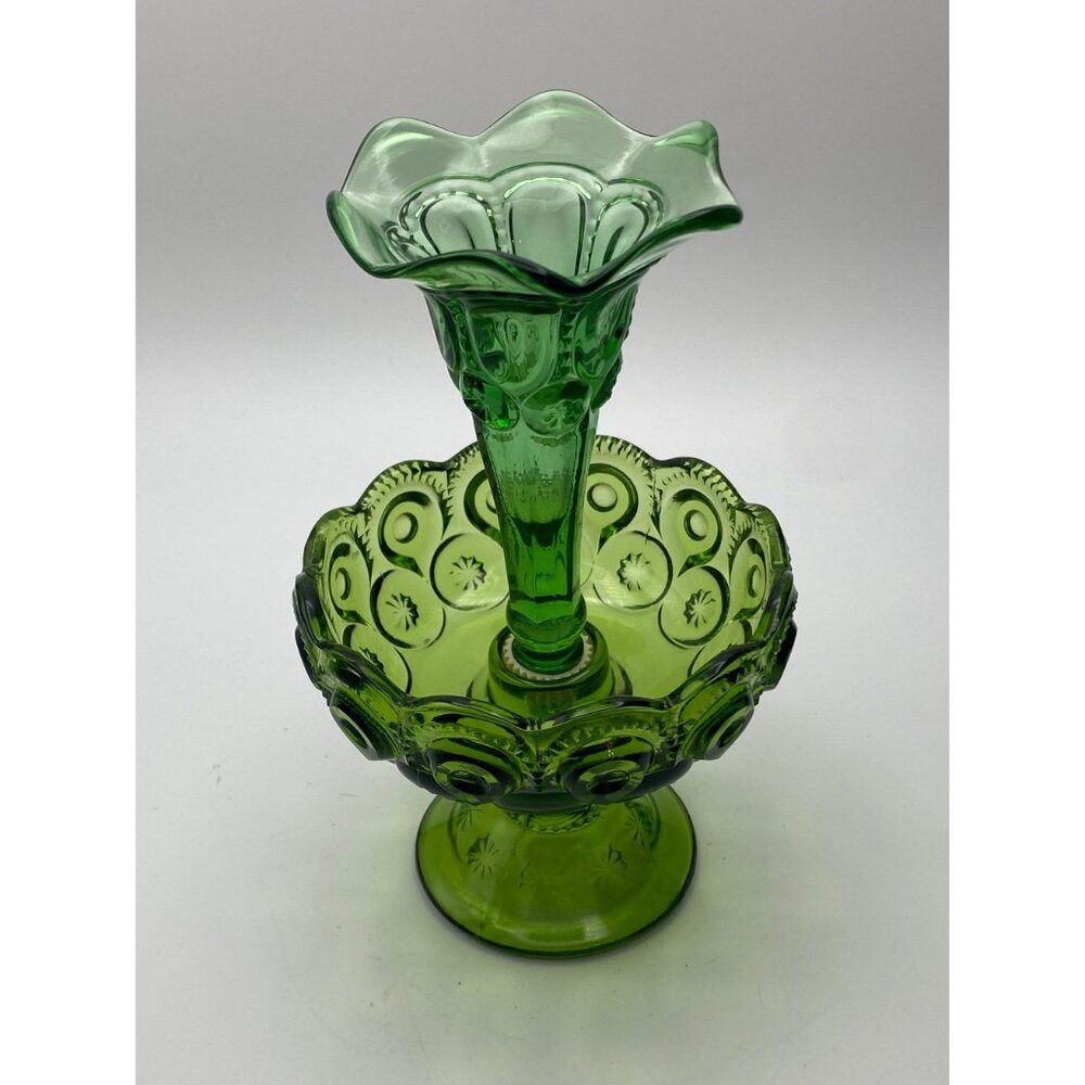 Green Epergne Single Horn Moon N Star - Picture 2 of 5